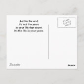 Dog Years... Briefkaart (Achterkant)