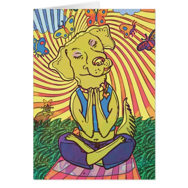Dog Yoga Namaste (Voorkant)
