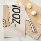 Dog Zoomies Theedoek (Quarter Fold)