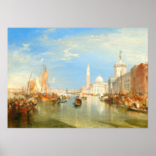Dogana, Venetië - William Turner Fine Art Poster