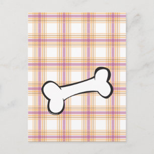 Dogbone avec Arrière - plan tatan - Carte postale