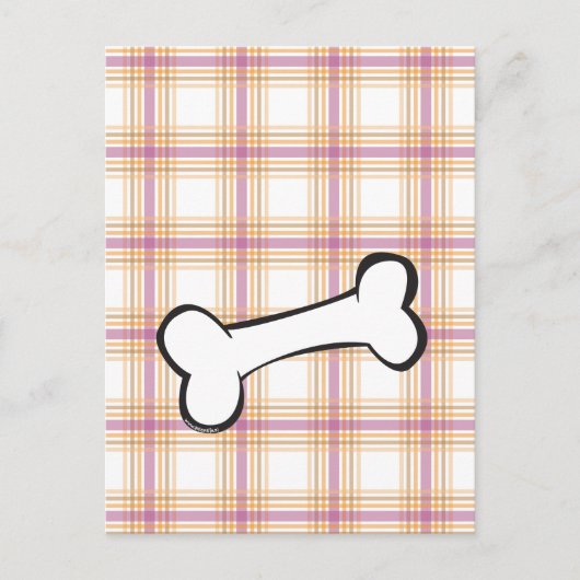 Dogbone avec Arrière - plan tatan - Carte postale (Devant)