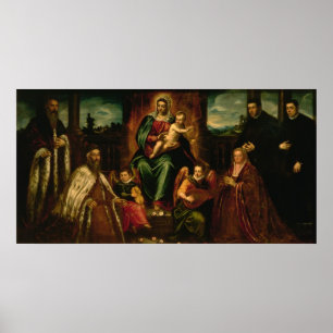 Doge Alvise Mocenigo and Family Poster