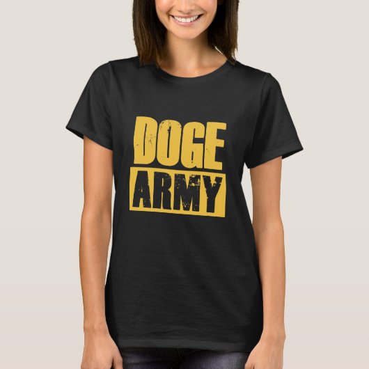 Doge Army Funny Gift for Dokoetot in Fans T-shirt (Voorkant)