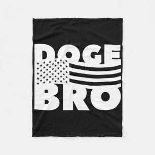 Doge Bro Amerikaanse Patriottische Trump Efficiënt Fleece Deken