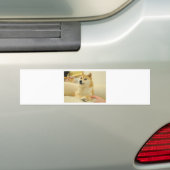 Doge Bumpersticker (Op auto)