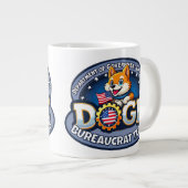 DOGE Bureaucrat Larmes Jumbo Mug (Devant droit)