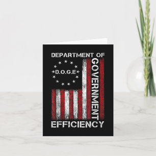 Doge D.o.g.e. Afdeling Overheids Efficiëntie Kaart