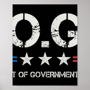 Doge d.o.g.e. Department of Government Efficiency Poster