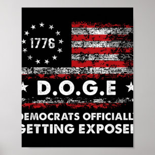 Doge Democraten krijgen Trump 20 officieel onthuld Poster