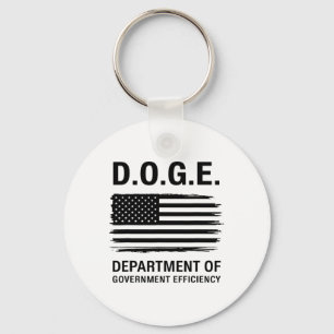 Doge Department of Government Efficiency 4 Sleutelhanger
