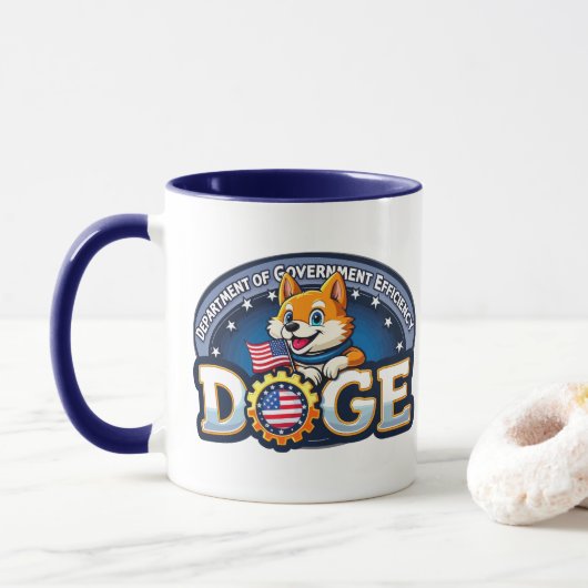 DOGE Department of Government Efficiency Logo Mok (Met donut)