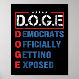 Doge Department of Government Efficiency U Poster