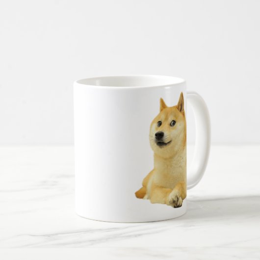 Doge Dog Mème Mug Double Côté (Devant droit)