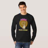 Doge Dogecoin To the Moon Meme coin Cryptocurrency T-shirt (Voorkant volledig)