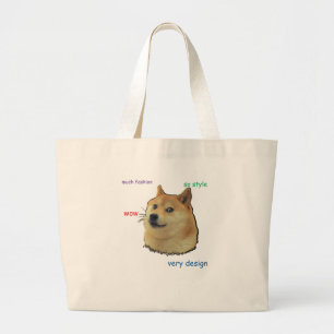 Doge. Dus Shibe Grote Tote Bag