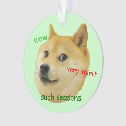 Doge Funny Meme Green (devant)
