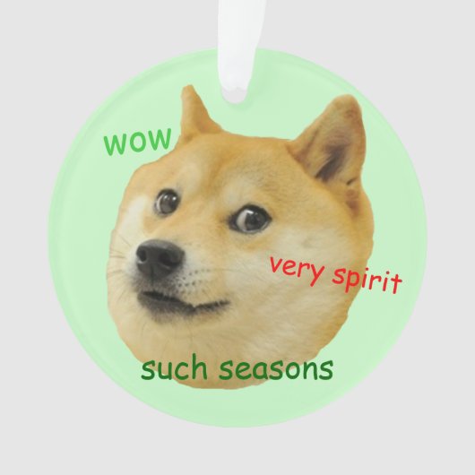 Doge Funny Meme Green (devant)
