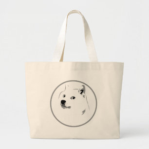 Doge logo shopping sack grote tote bag