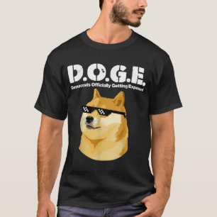 Doge Meme Democraten officieel ontmaskerd D.O T-shirt