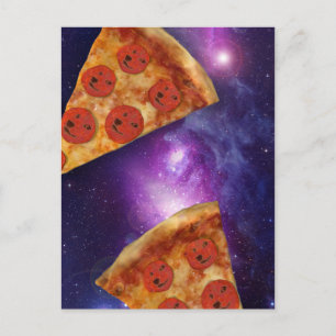 Doge Pizza Galaxy Briefkaart
