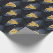 doge space taco meme cadeaupapier (Hoek)