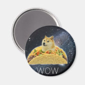 doge space taco meme magneet (Voorkant / Achterkant)
