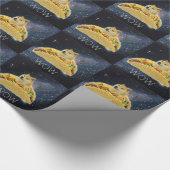 doge space taco meme wrapping paper cadeaupapier (Hoek)