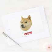 Doge zeer veel doet zo'n sjiibe schip binnen in de rechthoekige sticker (Envelop)