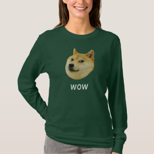 Doge zeer veel doet zo'n sjiibe schip binnen in de t-shirt