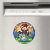 Dogecoin-Afstuderen Magneet (Insitu (Vaatwasser))