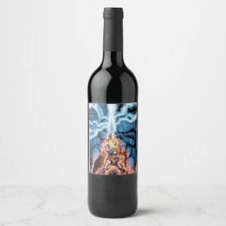 DogeCoin He-Man Masters of the Universe Wine Wijn Etiket