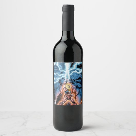 DogeCoin He-Man Masters of the Universe Wine Wijn Etiket (Voorkant)