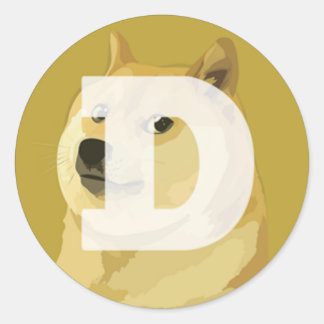 Dogecoin Logo Sticker