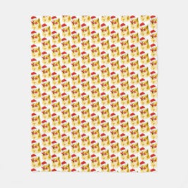 DOGECOIN NOEL MERRY DOGEMAS FLEECE DEKEN