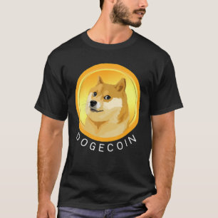 Dogecoin T-shirt Funny Dog Meme Coin Crypto Valuta