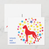 Dogenpostkaart Briefkaart (Voorkant / Achterkant)