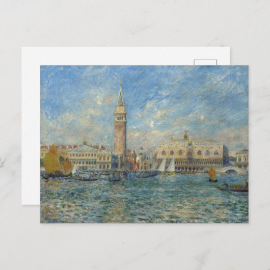 Dogepaleis, Venetië - Pierre-Auguste Renoir Briefkaart (Voorkant / Achterkant)