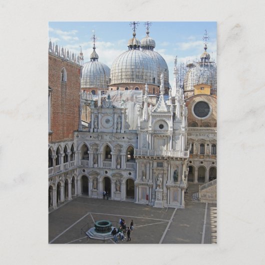 Doge's Palace Courtyard Briefkaart (Voorkant)
