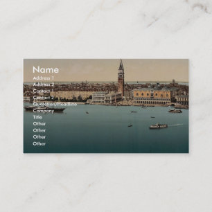Doges' Palace, Venetië,  Fotochrom van Italië Visitekaartje