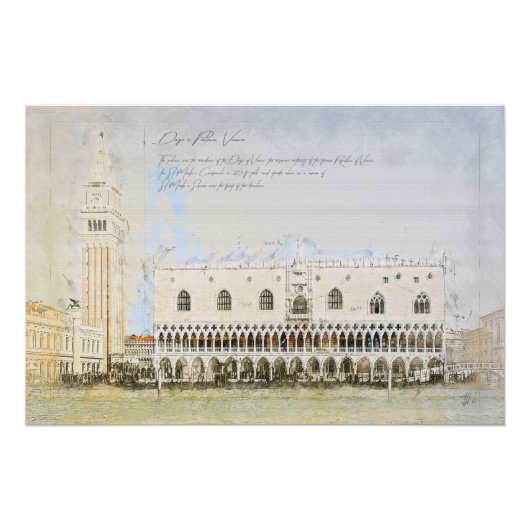 Doge's Palace Venice Perfect Poster (Voorkant)