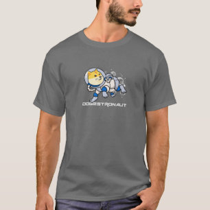 Dogestronaut Dopostas in Cryptocurrency T-shirt