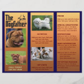 Dogfather satirische grap brochure (Achterkant)