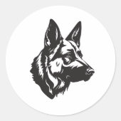 Dogfather Shepherd Face Sticker (Devant)