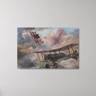 Dogfight 1917 canvas afdruk