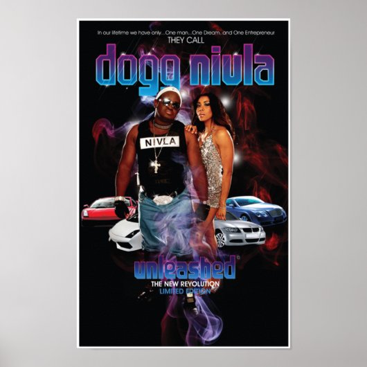 DOGG NIVLA ONLEASHED LIMITED EDITION POSTER (Voorkant)