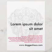 Doggen Flyer/Wurfblatt Flyer (Achterkant)