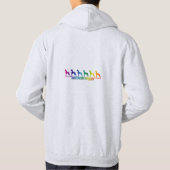 Doggen-regenboog Hoodie (Achterkant)