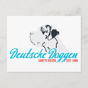 Doggen, sinds 1888 briefkaart