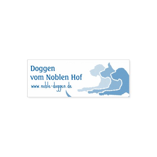 Doggen Stempel mit Web Adresse (Design)
